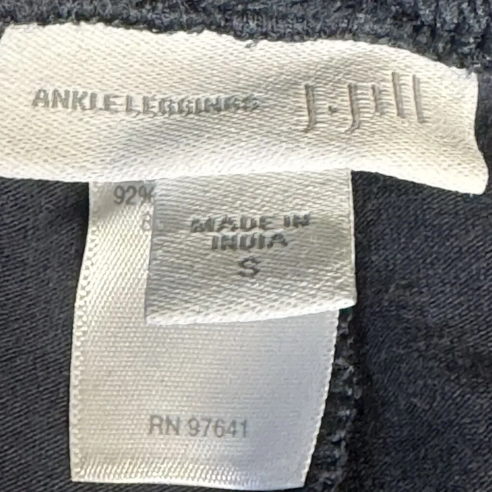 J Jill Ankle Leggings S Pants Navy Blue Elastic Waist Stretchy Soft Pima Cotton